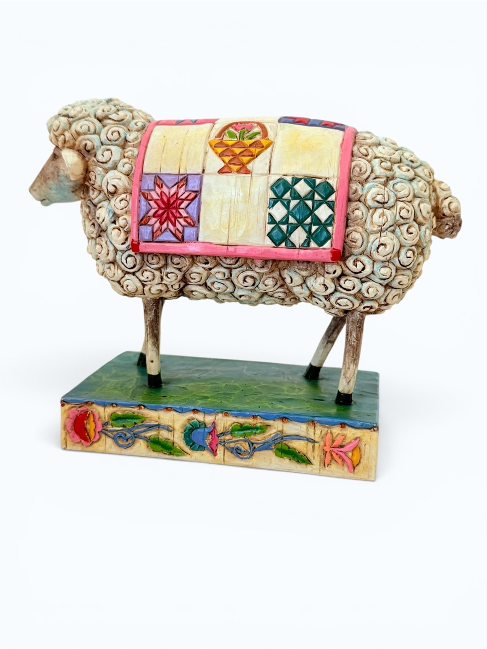 Jim Shore Peace in the Valley Sheep Figurine Heartwood Creek 2003 117141